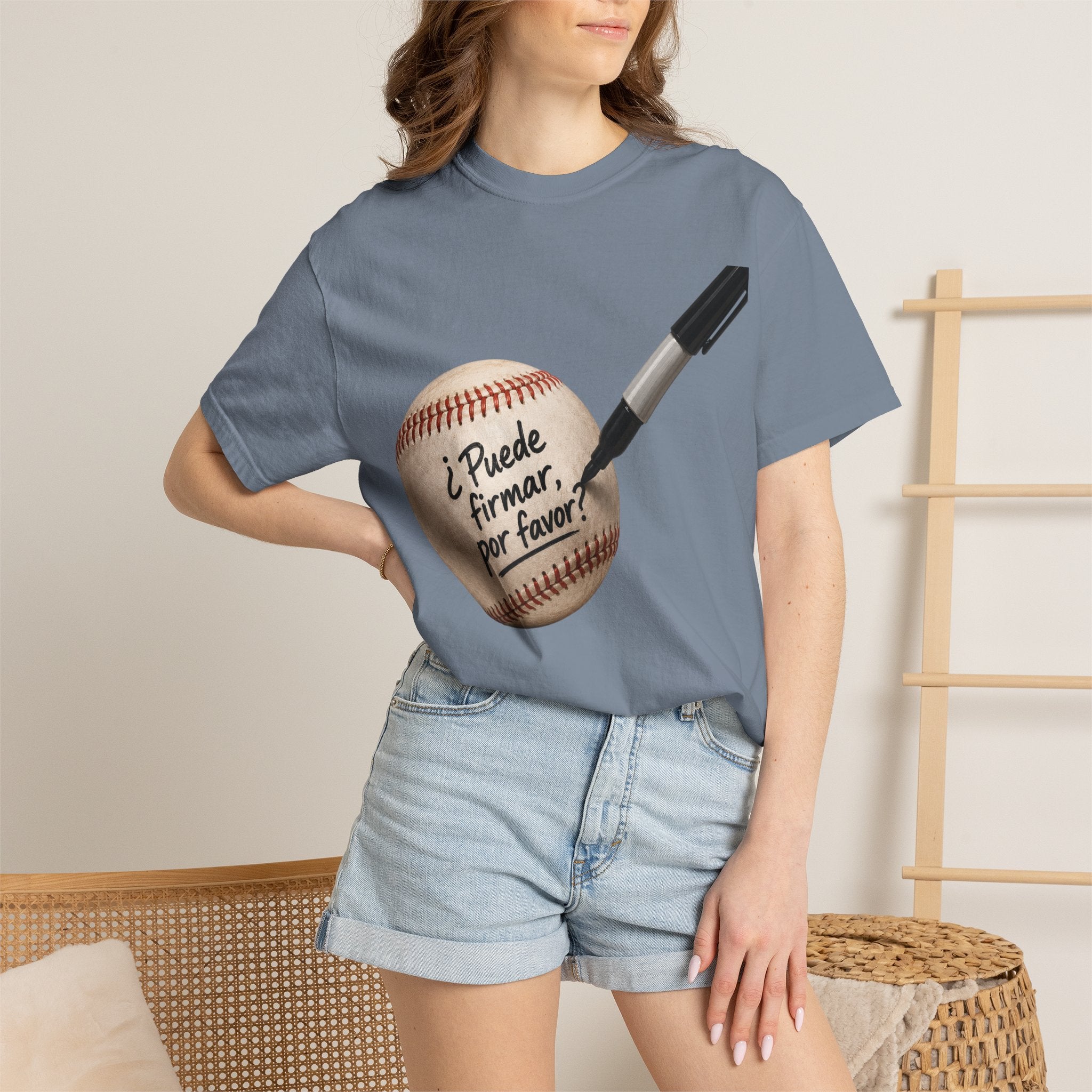 Baseball Autograph T-Shirt — "¿Puede Firmar, por favor?"
