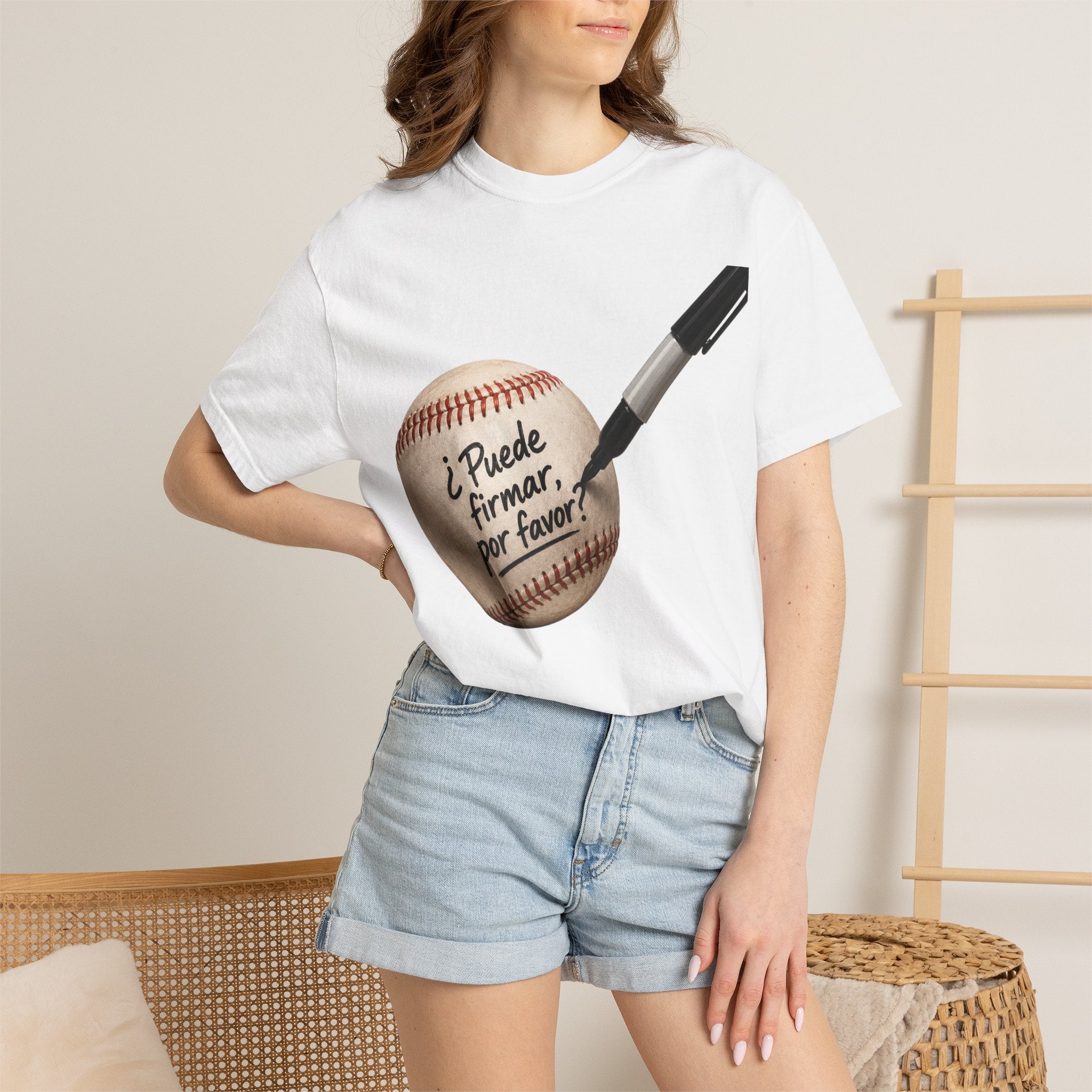Baseball Autograph T-Shirt — "¿Puede Firmar, por favor?"