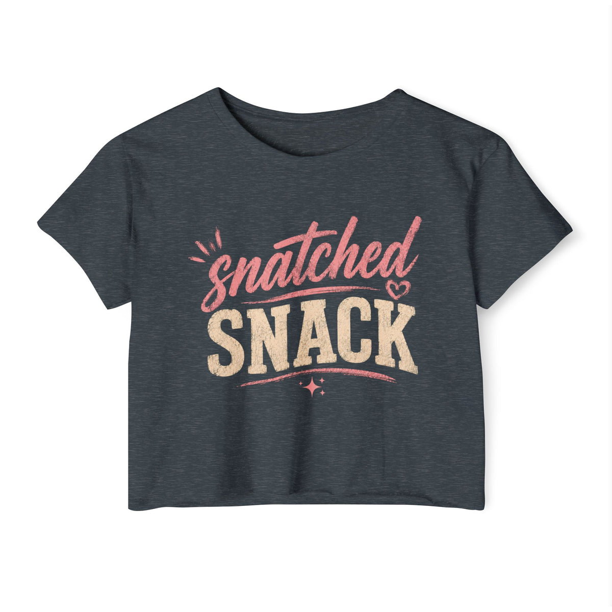 Snatched Snack Crop Top — Women's Festival Graphic Tee