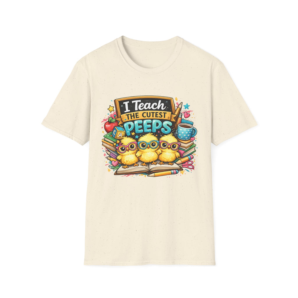 I Teach The Cutest Peeps Teacher T-Shirt — Cute Classroom Gift for Preschool & Elementary Teachers