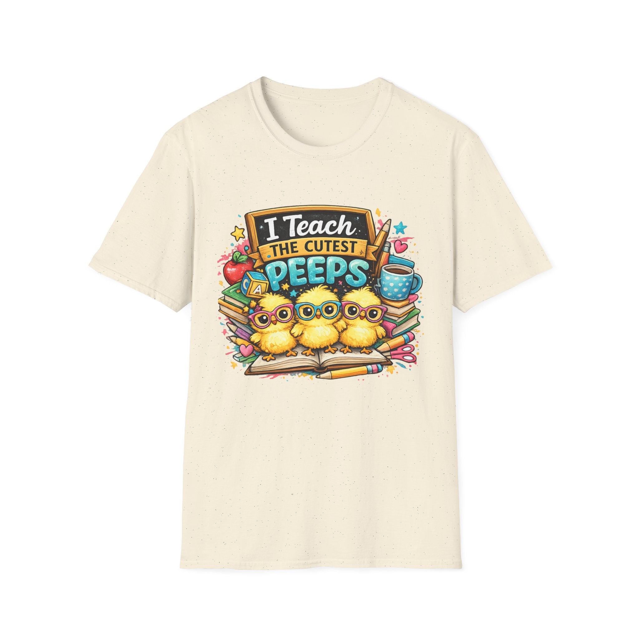 I Teach The Cutest Peeps Teacher T-Shirt — Cute Classroom Gift for Preschool & Elementary Teachers