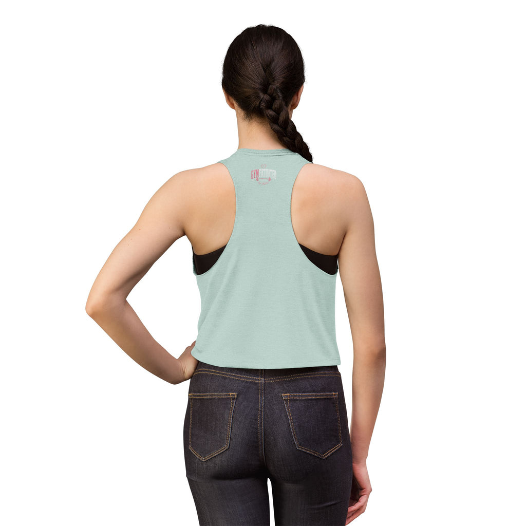 Women's Crop Top — "Someone's Gym Crush" Pink Fitness Muscle Tank