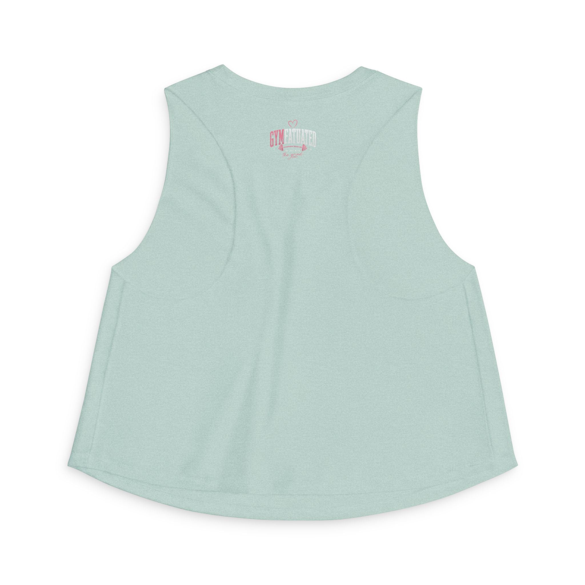 Women's Crop Top — "Someone's Gym Crush" Pink Fitness Muscle Tank