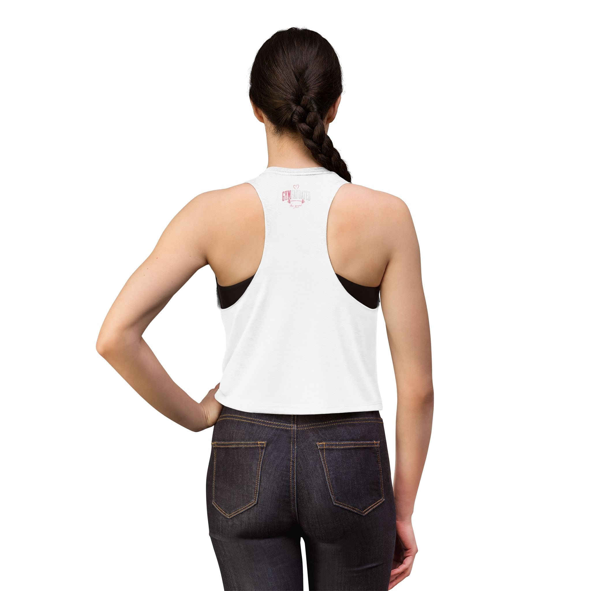 Women's Crop Top — "Someone's Gym Crush" Pink Fitness Muscle Tank