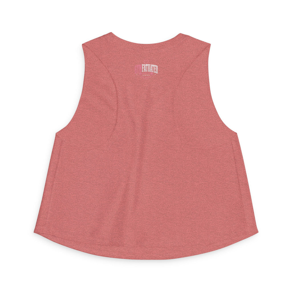 Women's Crop Top — "Someone's Gym Crush" Pink Fitness Muscle Tank