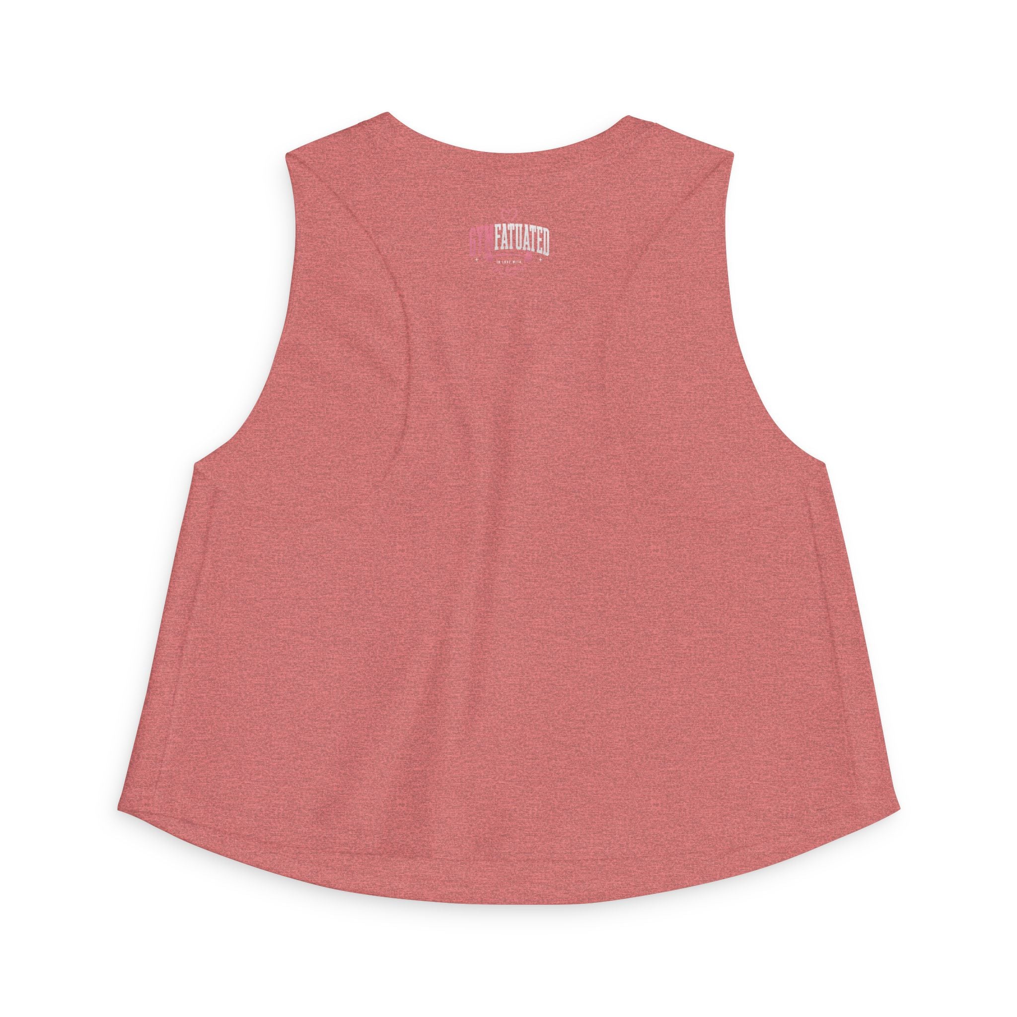 Women's Crop Top — "Someone's Gym Crush" Pink Fitness Muscle Tank