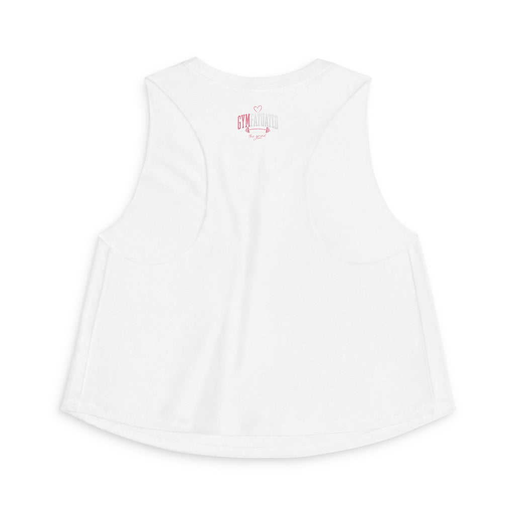 Women's Crop Top — "Someone's Gym Crush" Pink Fitness Muscle Tank