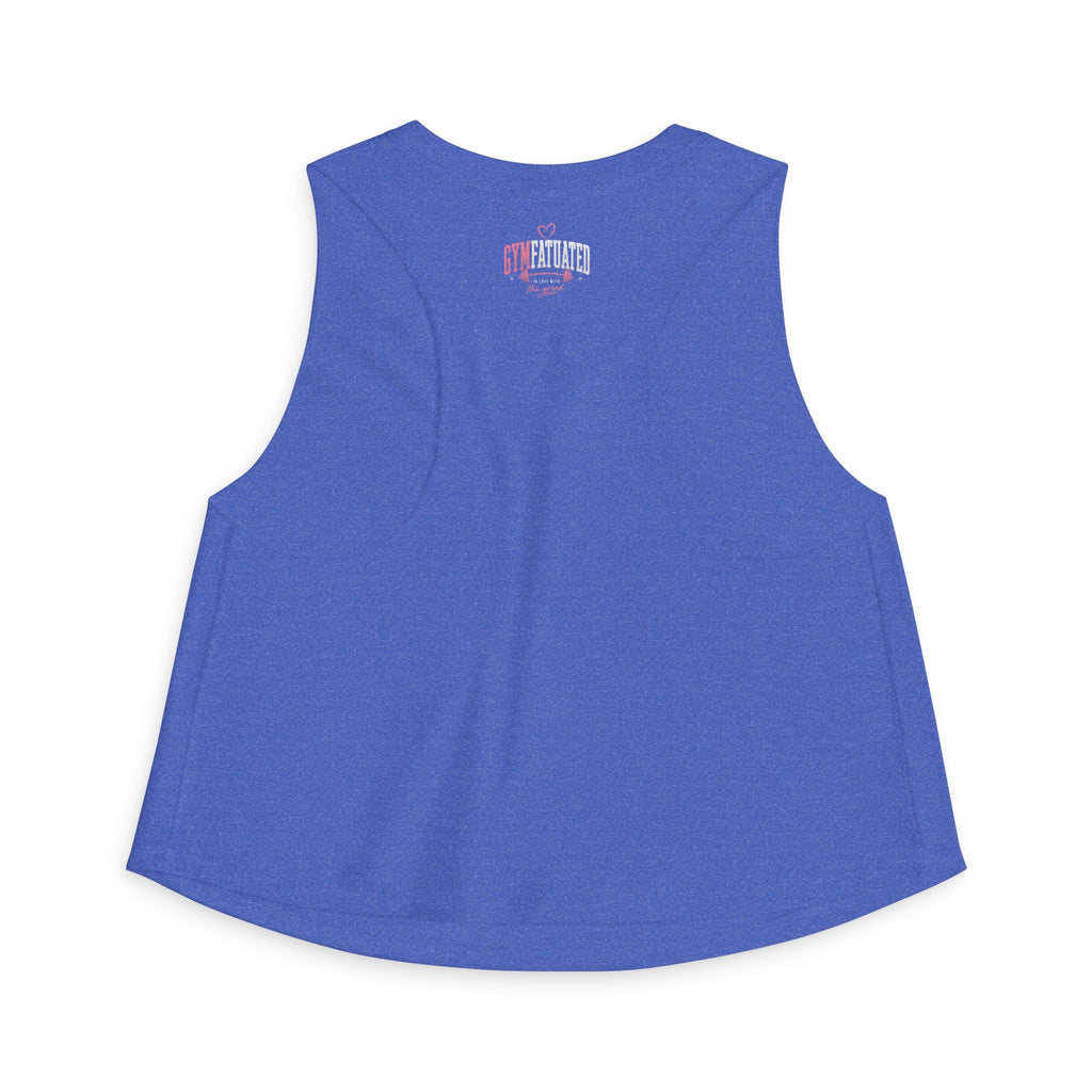 Women's Crop Top — "Someone's Gym Crush" Pink Fitness Muscle Tank