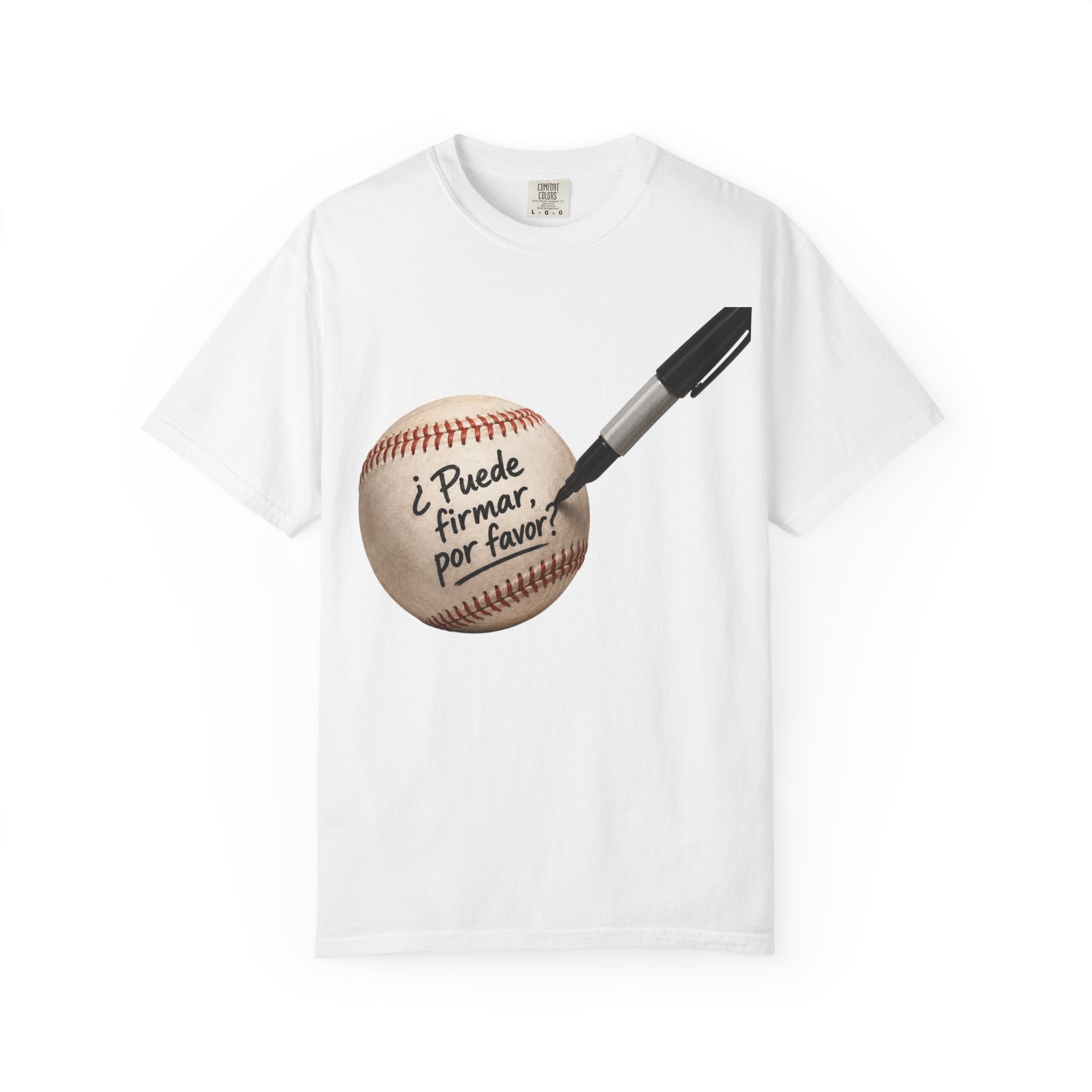 Baseball Autograph T-Shirt — "¿Puede Firmar, por favor?"