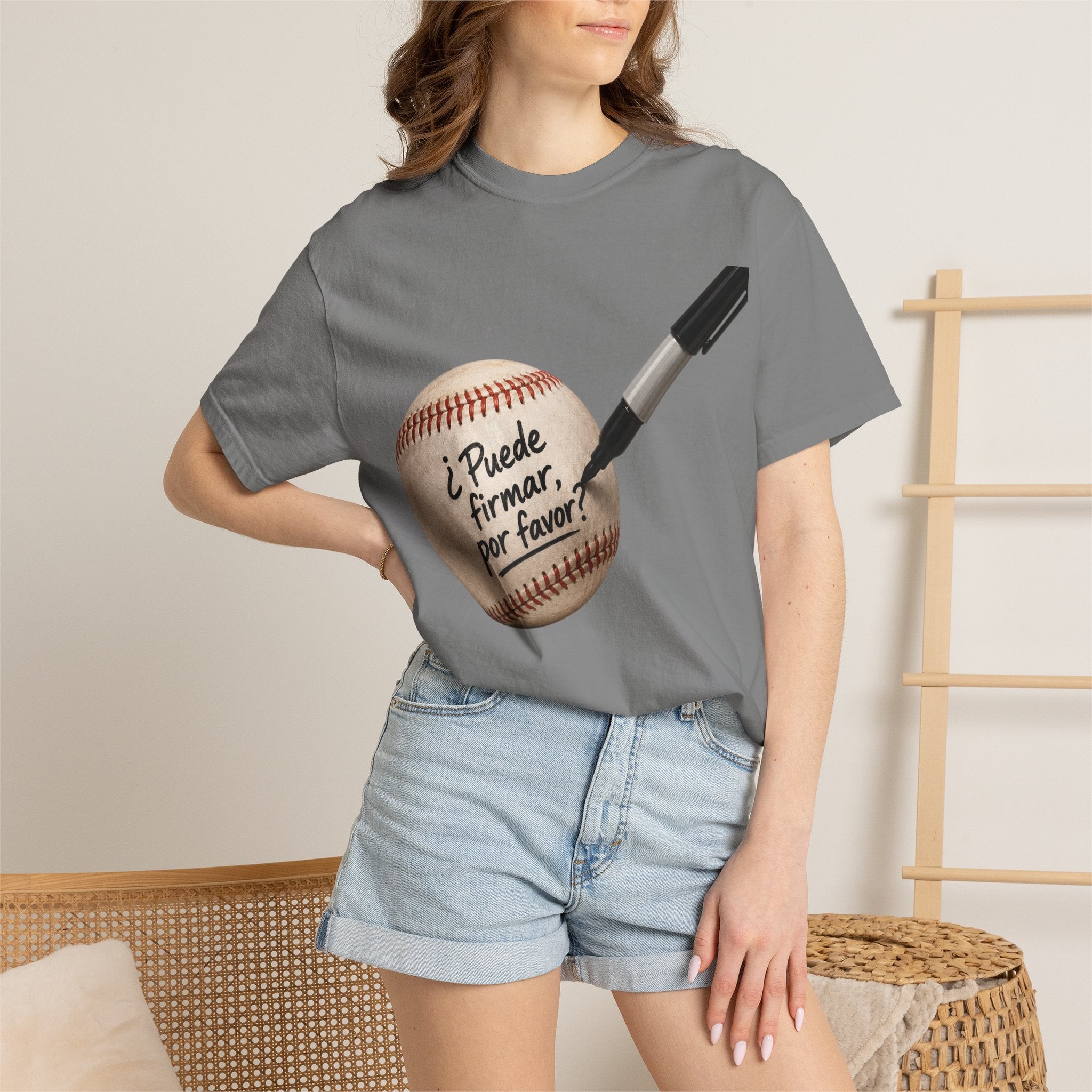 Baseball Autograph T-Shirt — "¿Puede Firmar, por favor?"