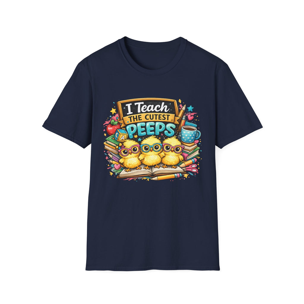 I Teach The Cutest Peeps Teacher T-Shirt — Cute Classroom Gift for Preschool & Elementary Teachers