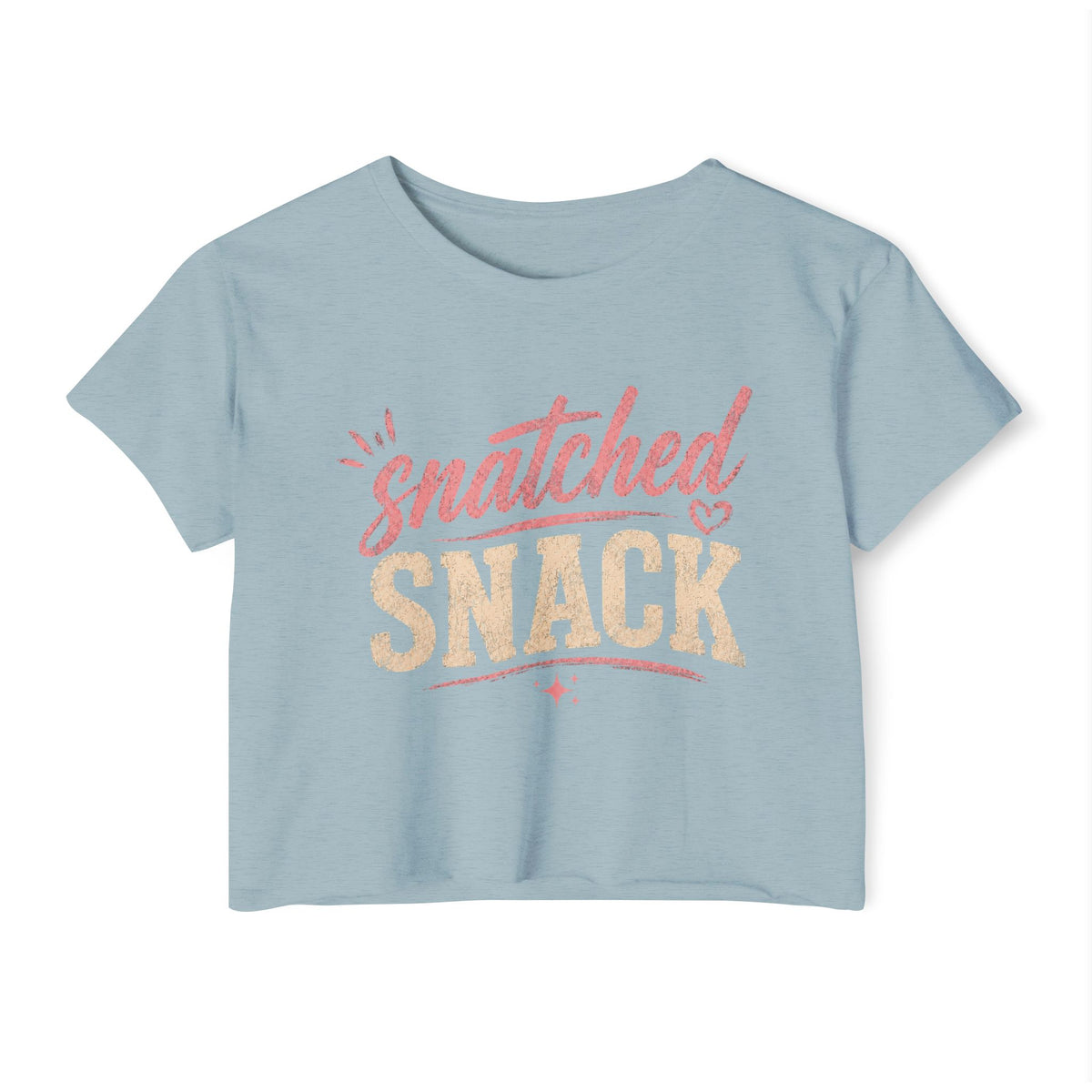 Snatched Snack Crop Top — Women's Festival Graphic Tee
