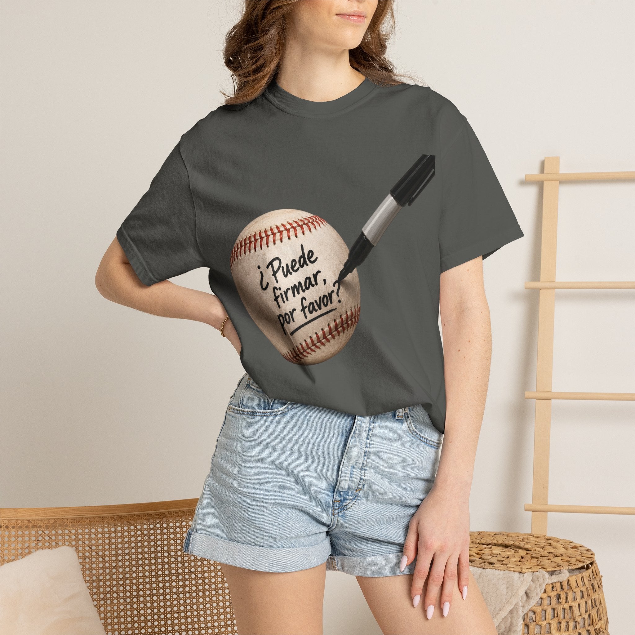 Baseball Autograph T-Shirt — "¿Puede Firmar, por favor?"