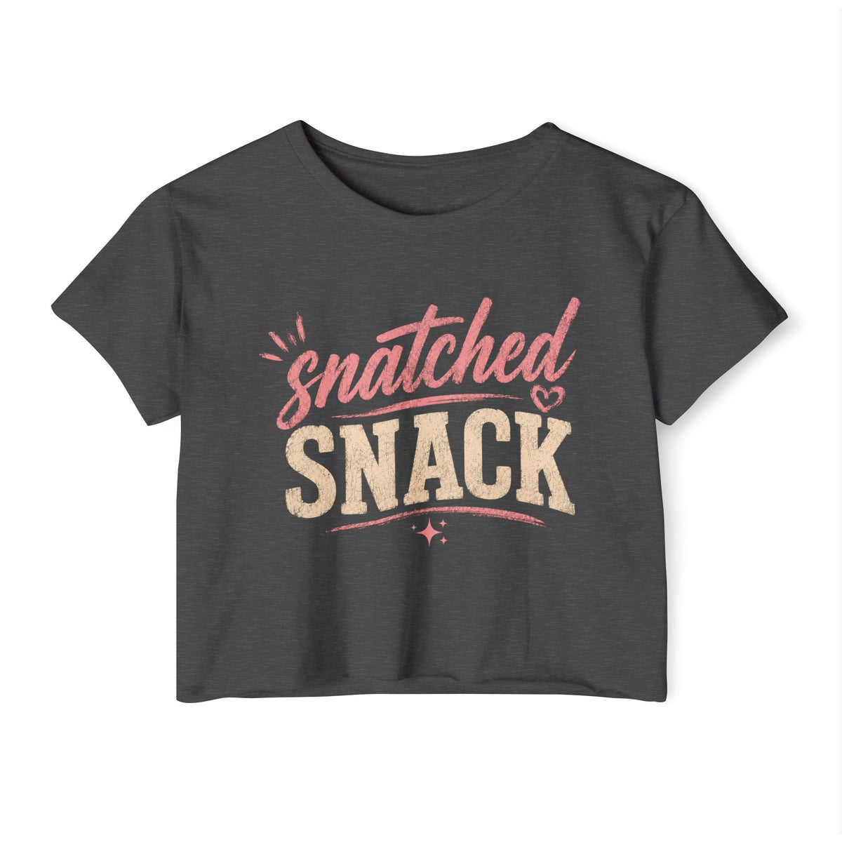 Snatched Snack Crop Top — Women's Festival Graphic Tee