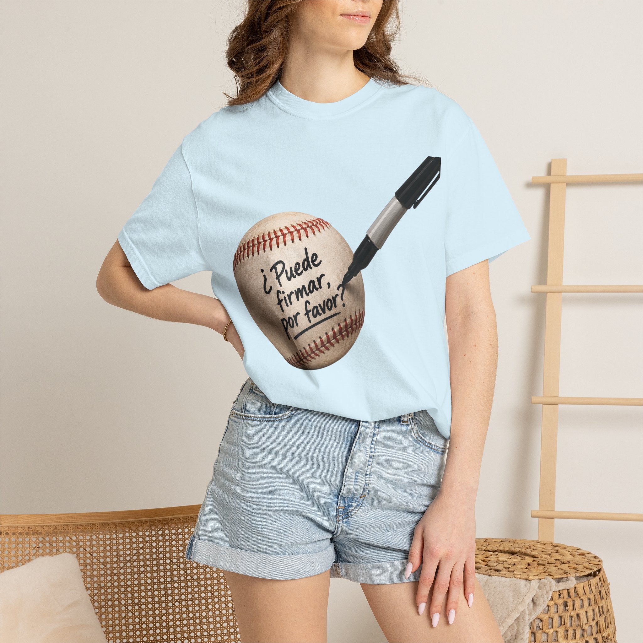 Baseball Autograph T-Shirt — "¿Puede Firmar, por favor?"