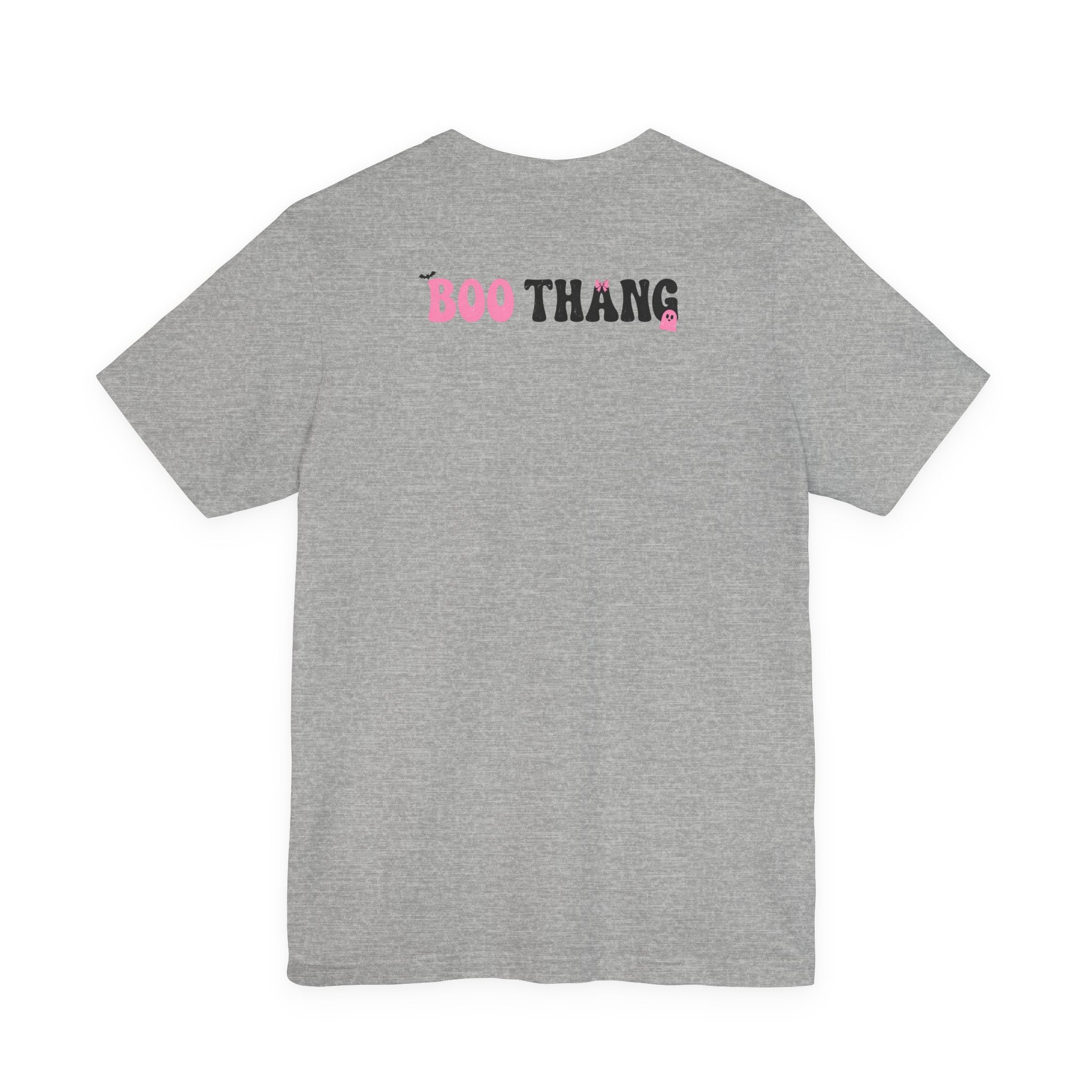 Boo Thang Halloween Tee — Cute Pink Ghost Girls Graphic T-Shirt