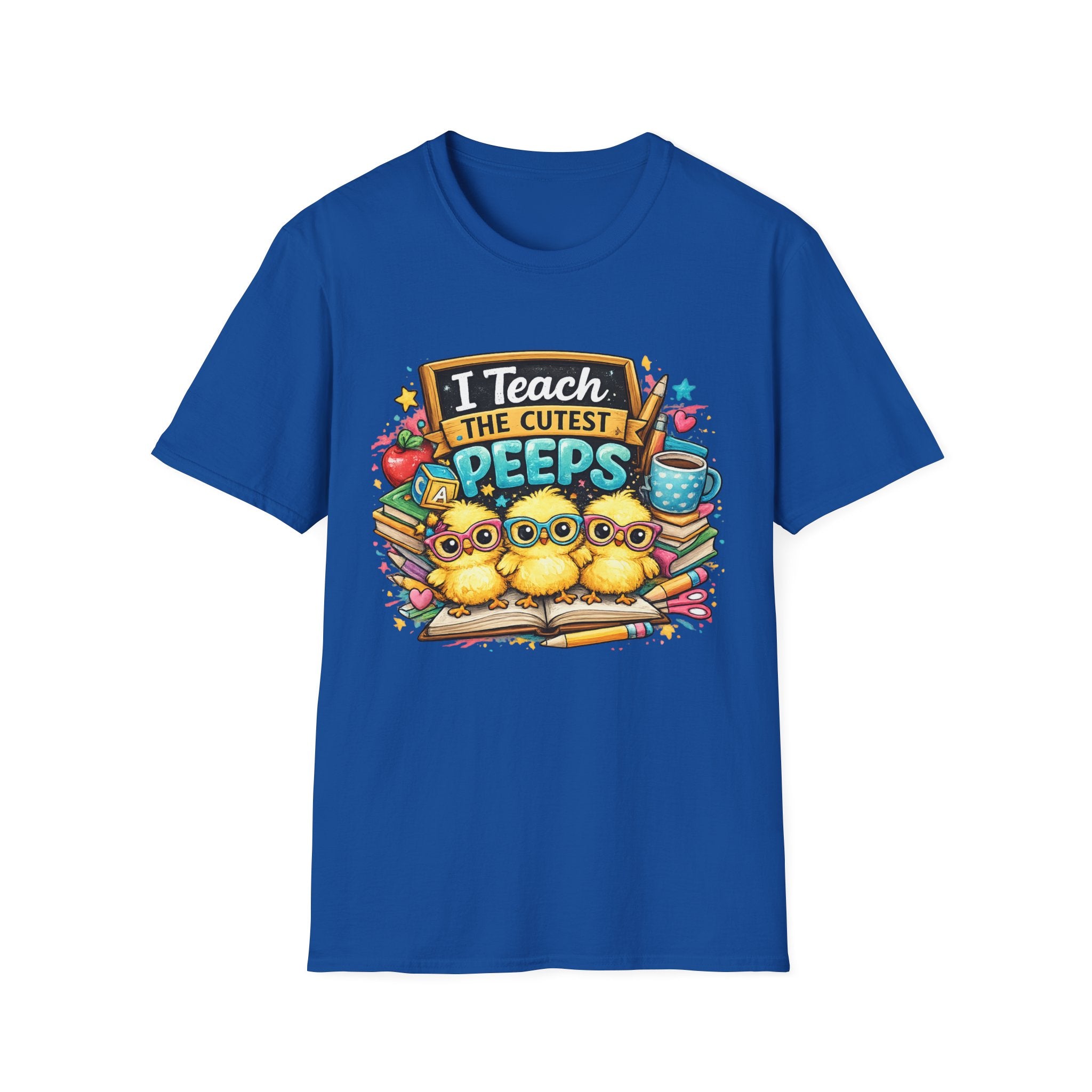 I Teach The Cutest Peeps Teacher T-Shirt — Cute Classroom Gift for Preschool & Elementary Teachers