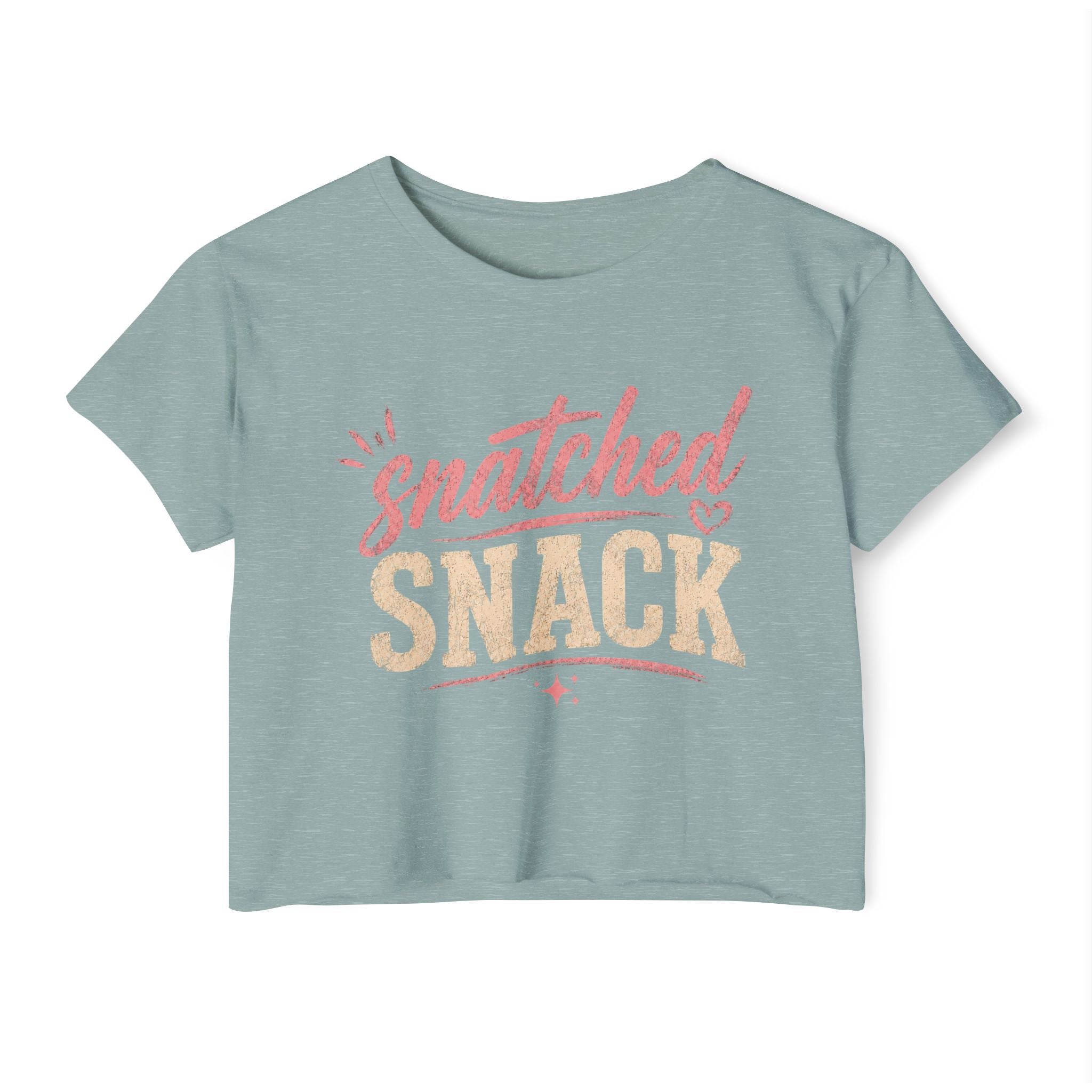 Snatched Snack Crop Top — Women's Festival Graphic Tee