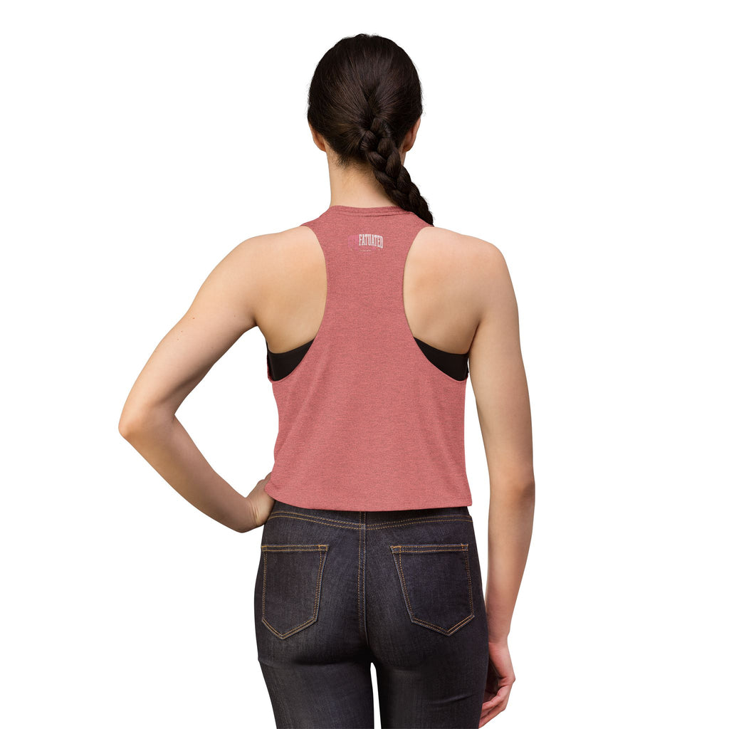 Women's Crop Top — "Someone's Gym Crush" Pink Fitness Muscle Tank
