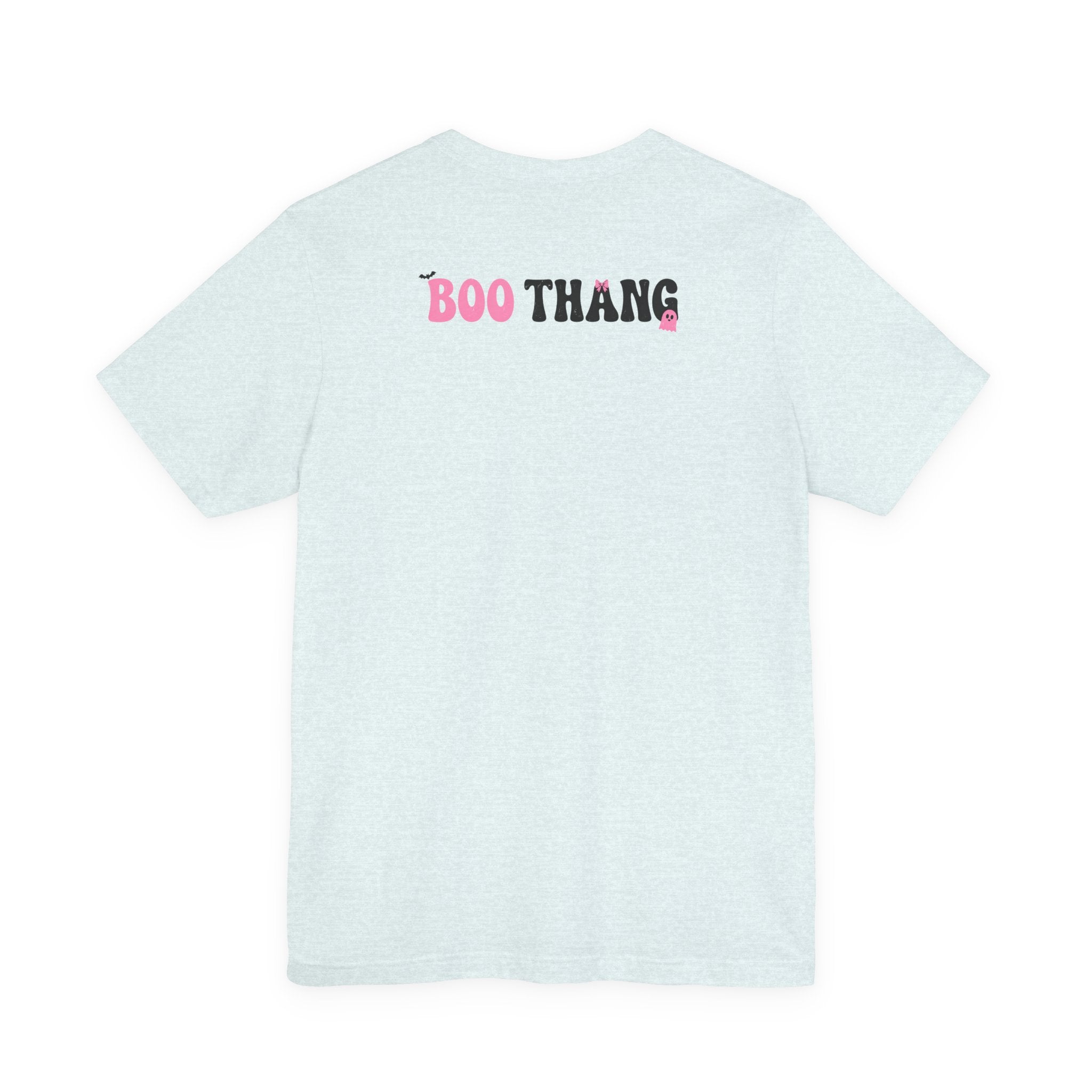 Boo Thang Halloween Tee — Cute Pink Ghost Girls Graphic T-Shirt