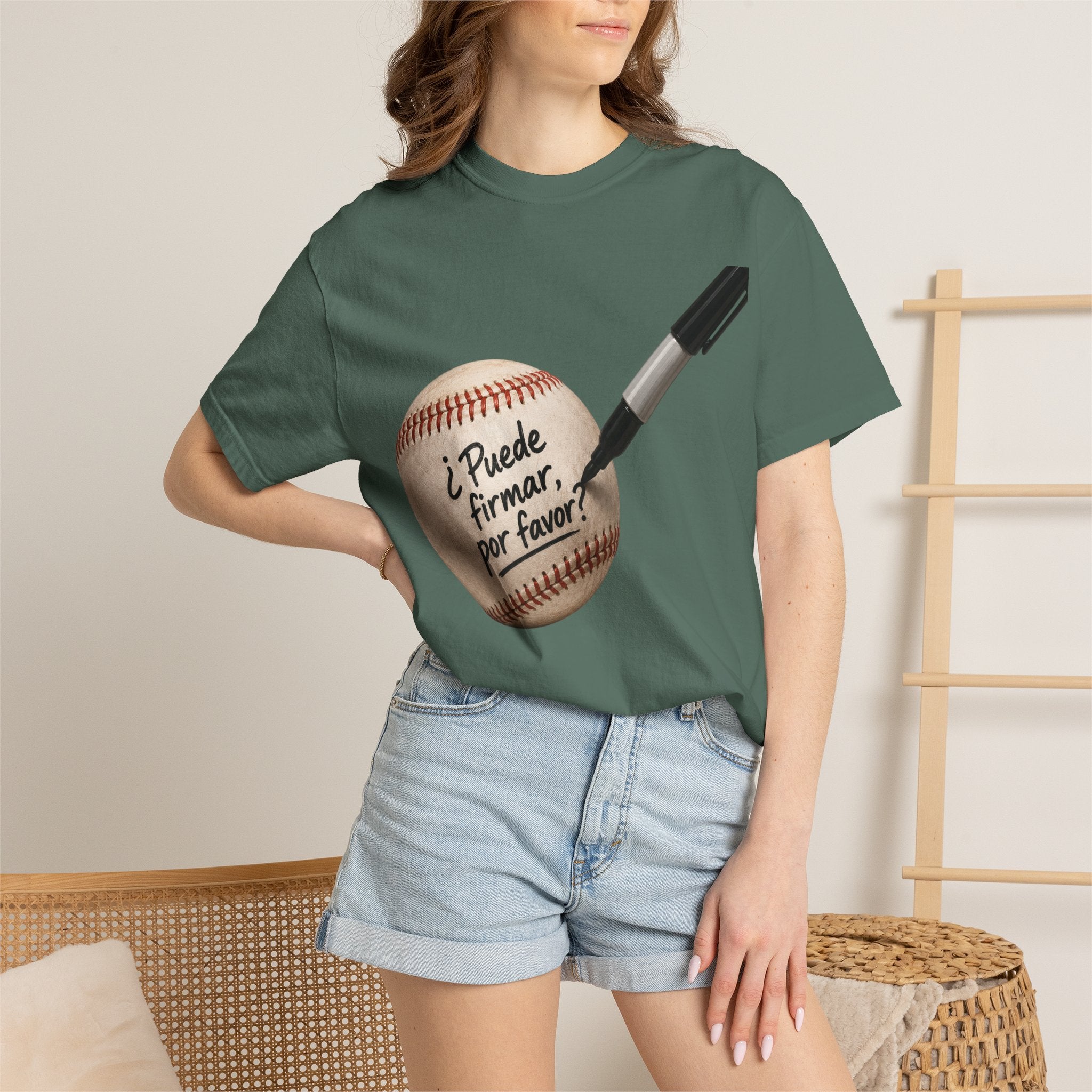 Baseball Autograph T-Shirt — "¿Puede Firmar, por favor?"