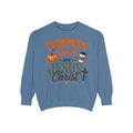 Pumpkin Spice and Jesus Christ Sweatshirt — Fall Christian Comfort Crewneck