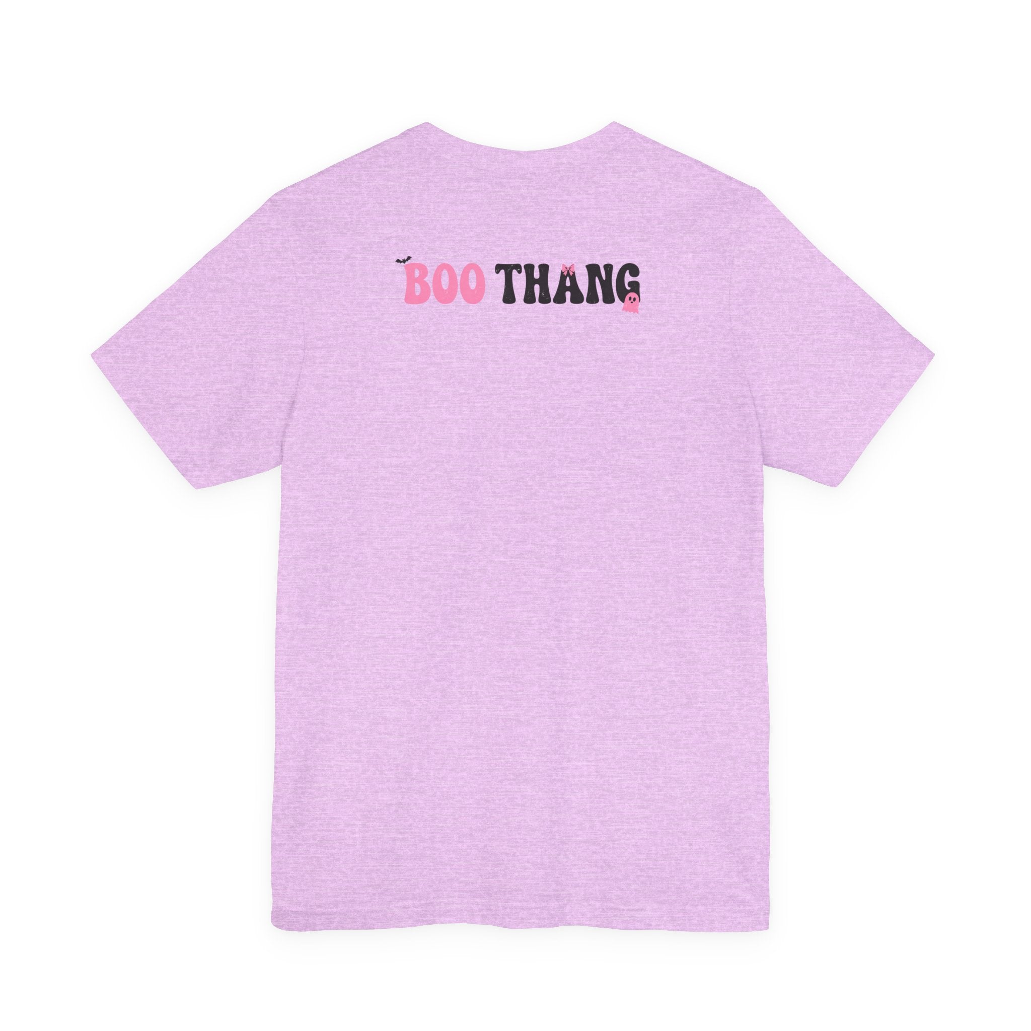 Boo Thang Halloween Tee — Cute Pink Ghost Girls Graphic T-Shirt