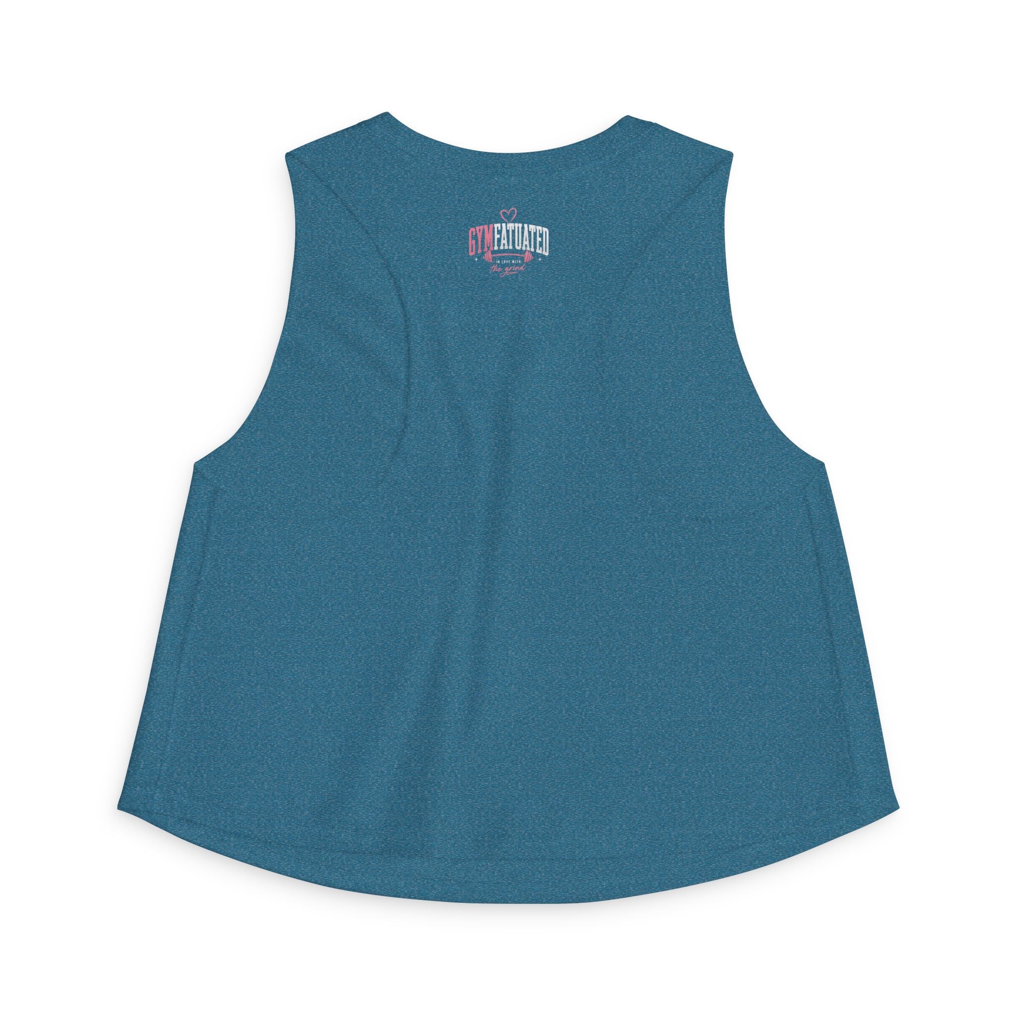 Women's Crop Top — "Someone's Gym Crush" Pink Fitness Muscle Tank